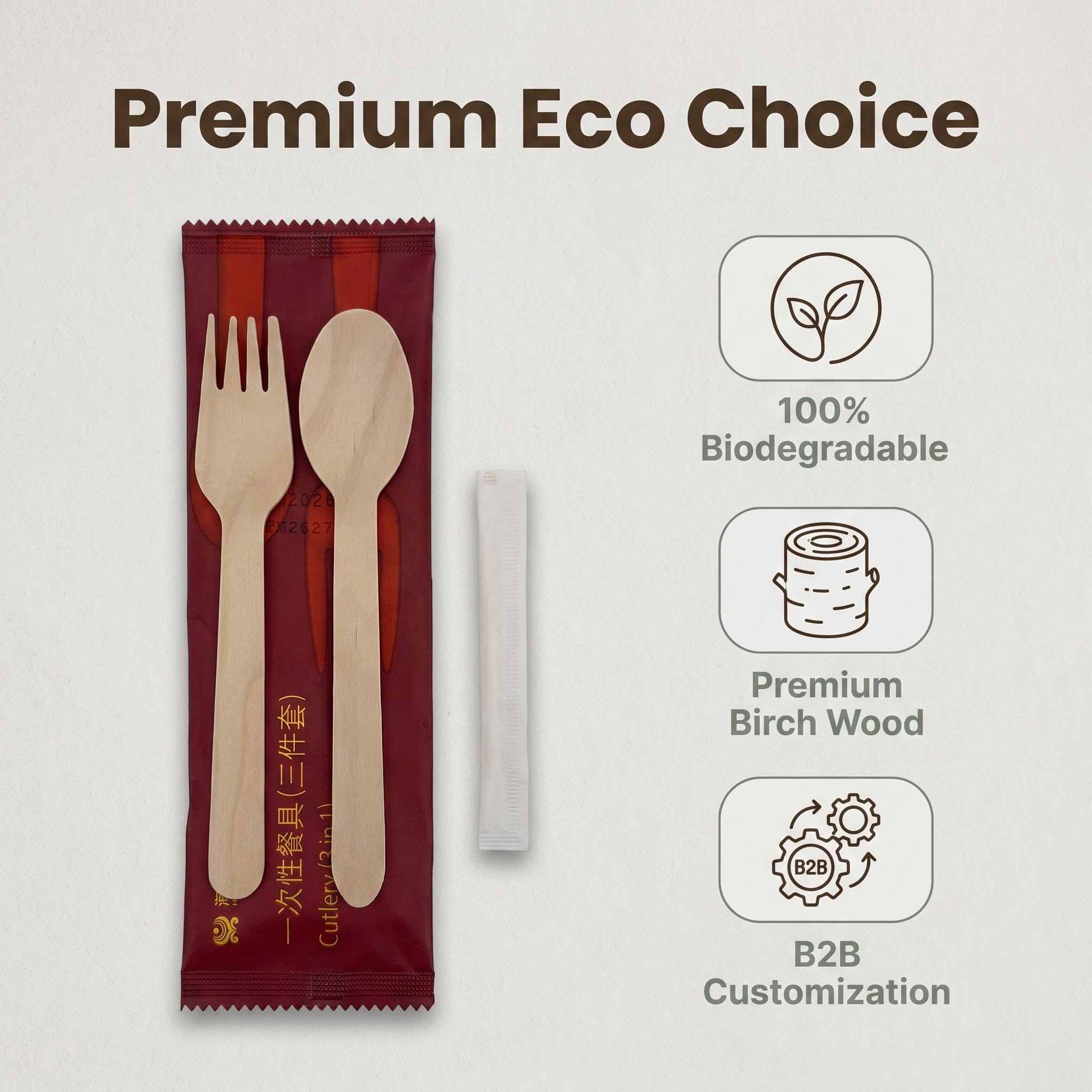 Premium Eco Choice – Birch Wood, Biodegradable and B2B-Ready Premium Eco Choice – Birch Wood, Biodegradable and B2B-Ready