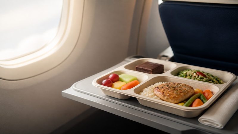Bagasse Tableware Gains Ground in Inflight Meal Service: 2026 Material Comparison for Catering Buyers