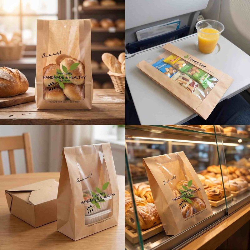 PE-laminated bread bag for bakery, deli and foodservice applications