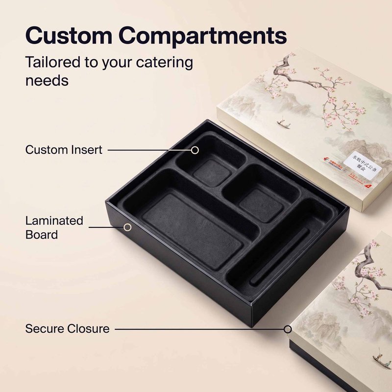 Custom Printed Chinese-Style Business-Class Airline Meal Box – Premium OEM - image 3