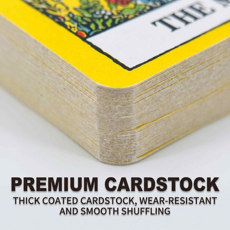 Tarot card premium cardstock detail