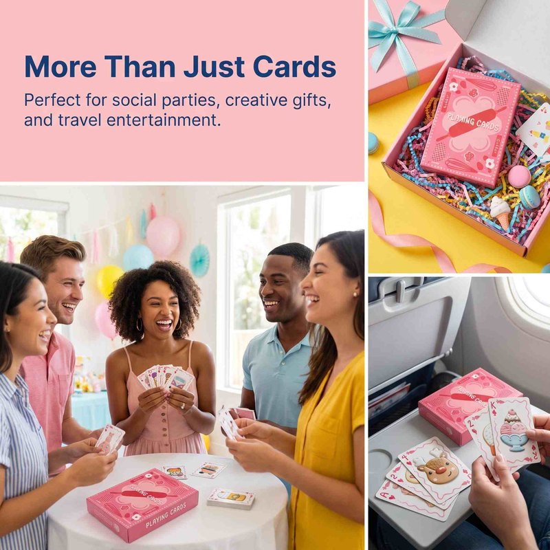 Baking cards for parties and travel