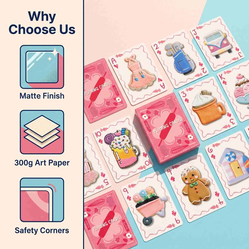 Baking card deck feature overview