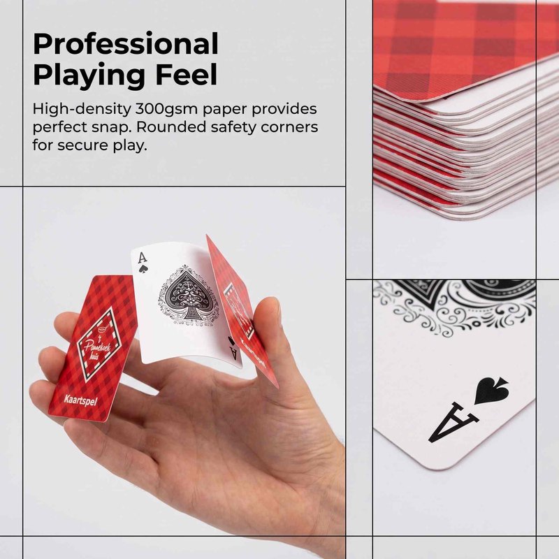 Kitchen card stock and shuffling details